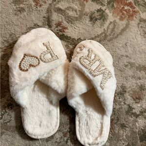 Bridal “Mrs. P” Wedding Slippers